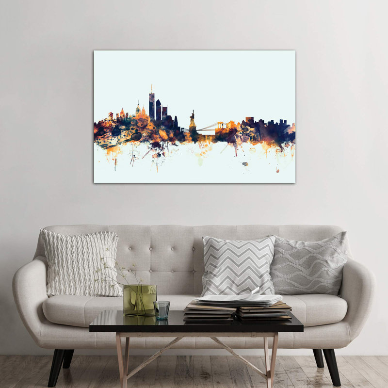 New York City, New York, USA I by Michael Tompsett - No Frame Painting on Canvas, 101.6 cm H x 66.04 cm W x 3.175 cm D
