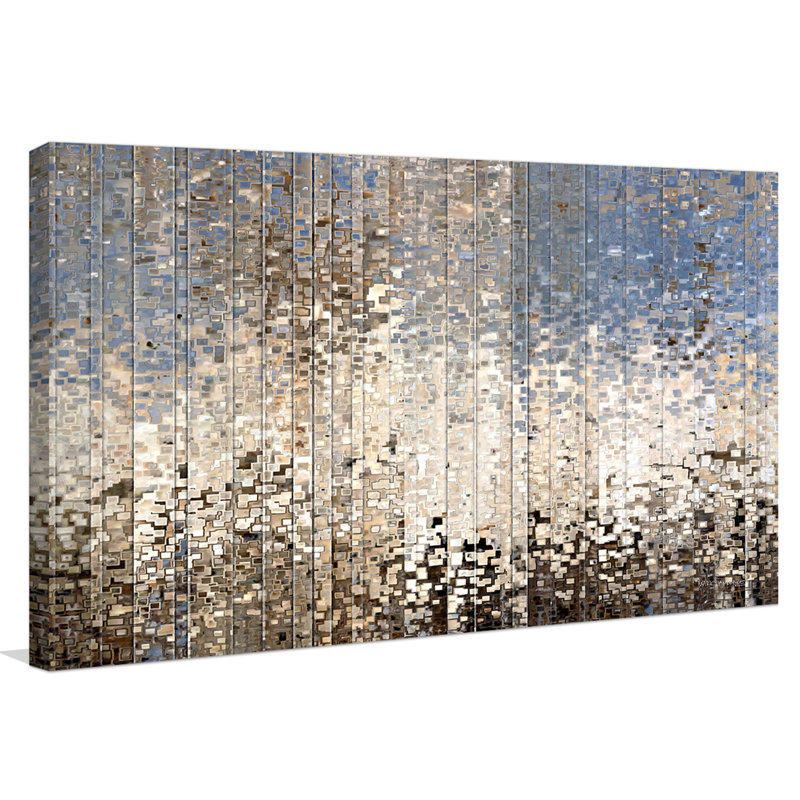 My Shepherd Seeks Me by Mark Lawrence - Graphic Art on Canvas, 18" H x 30" W x 1" D, Wrapped Canvas