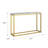 Wallace & Bay Marb White Sofa Table