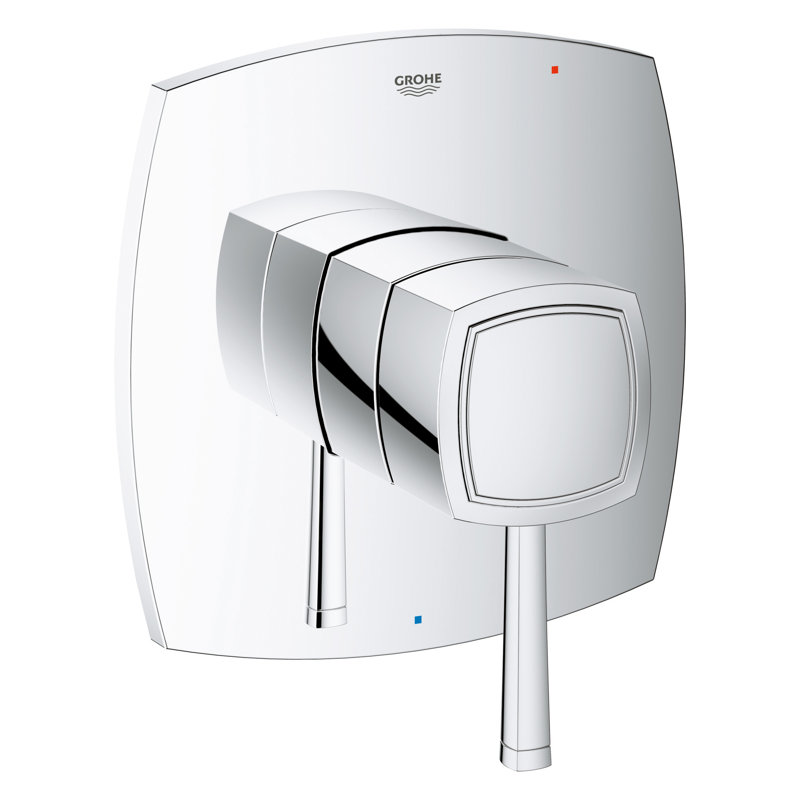 Garniture de soupape à pression équilibrée Grandera®, Chrome étoilé