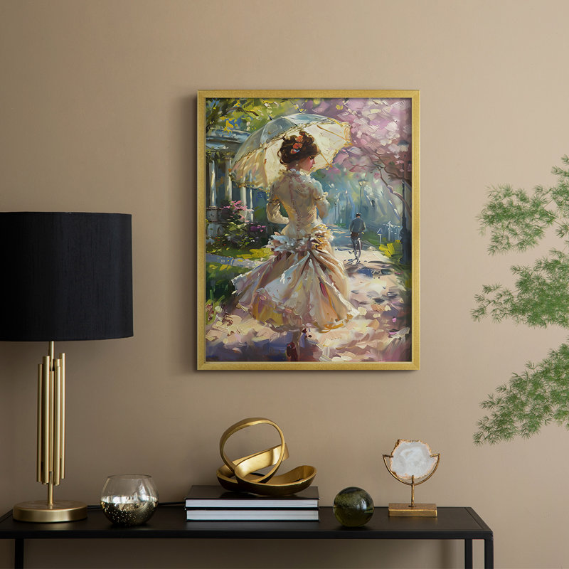 "WOMEN Series DCC XXI" par J Paul, Or, H 21 po x l 17 po