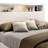 Cassette White Wood Frame Queen Panel Bed