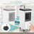 1170 CFM Indoor Portable Evaporative Ice Cooling Fan Water Conditioner Humidifier Unit with Remote