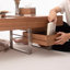 Une table basse rétro au design unique