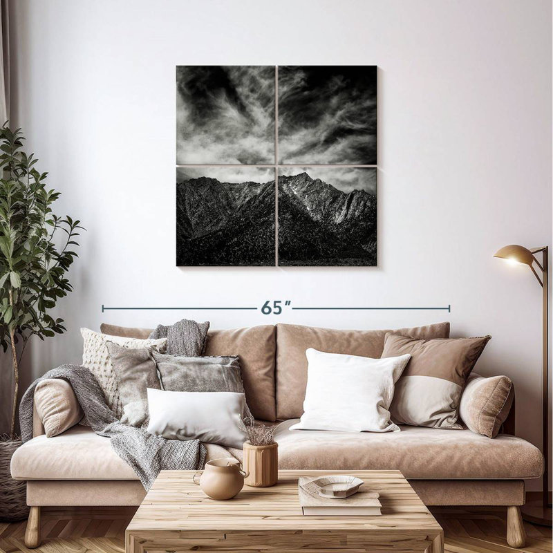 Alvord Mt. Whitney Summit Storm, 38" H x 38" W