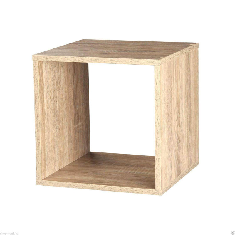 Swarna 30cm H x 30cm W Standard Bookcase, Oak