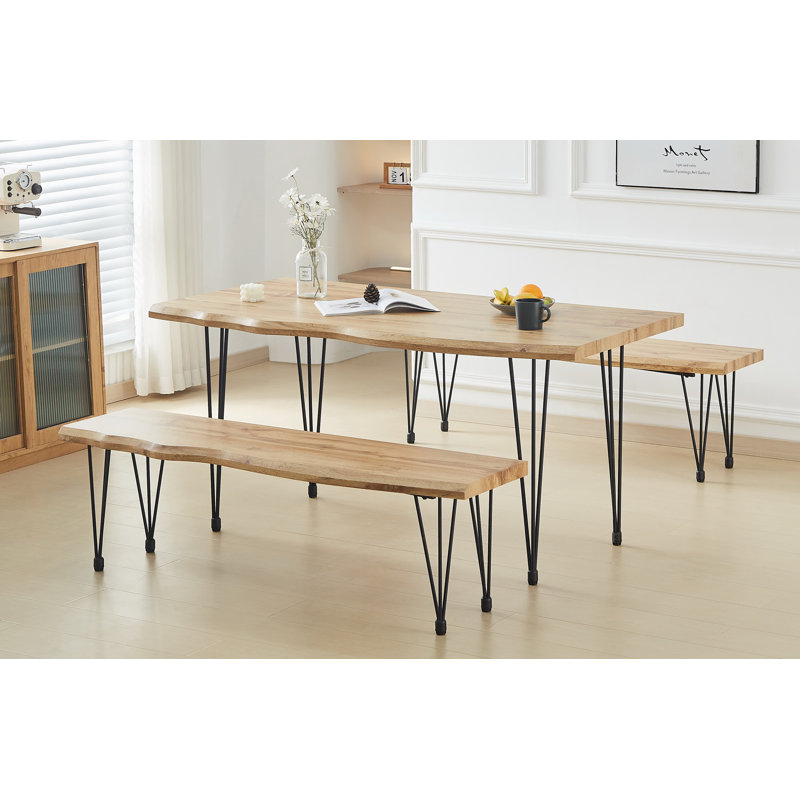 Mose 4 - Person Dining Set, 76cm H x 160 cm L x 90cm W