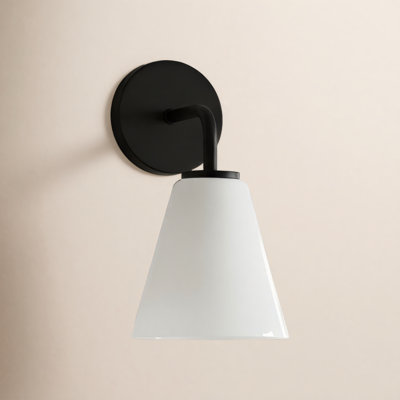 Hayden Dimmable Glass Cone Vanity Light