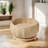 Sleeping in the Bowl Cat Bed, Hand-Woven Cat Nest With Soft Cushion And Non-slip Base-33619084