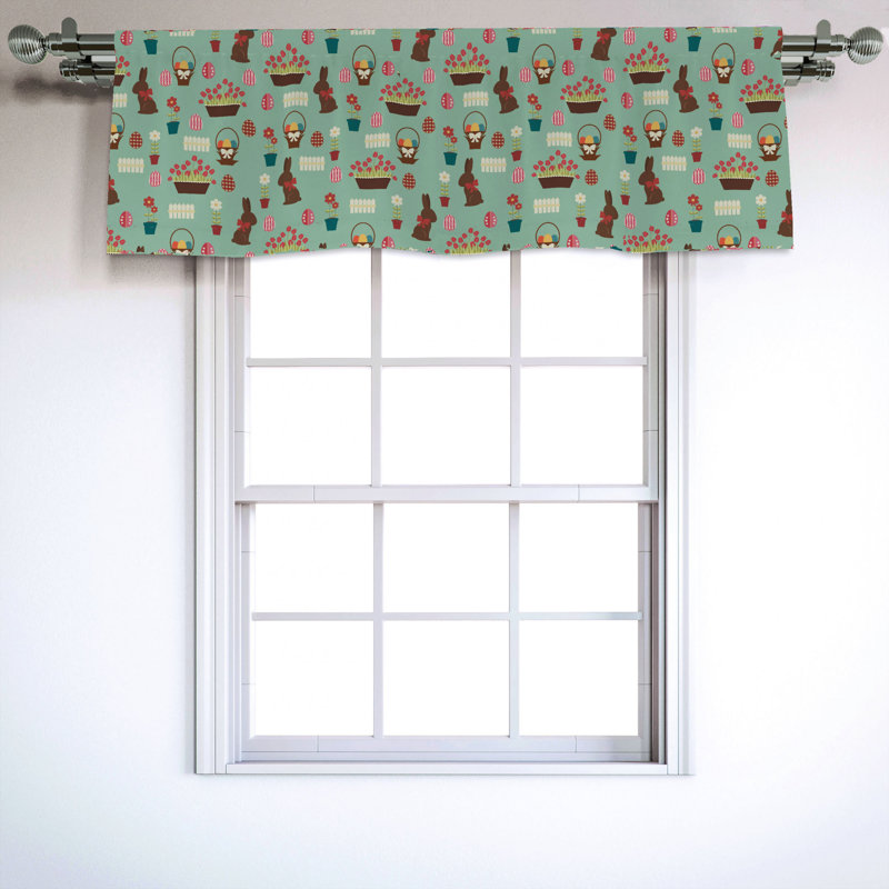 Sateen Ruffled Window Valance