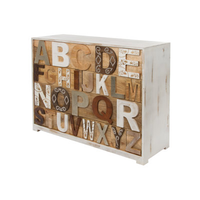 Goulette 115cm W 12 - Drawer Chest of Drawers