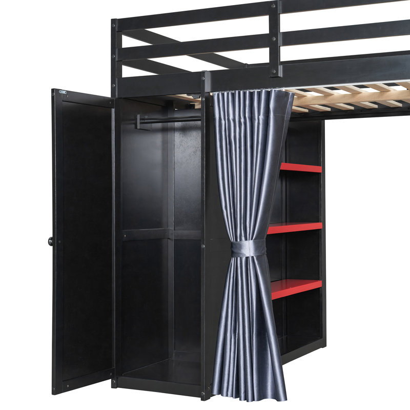 Multifunctional Beds, Full Size Wood Mdf Loft Bed For Modern Home