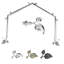 Tringle à rideaux simple ajustable 48 po Nailsworth-33061172-119114632