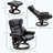 Comfortable Recliner Chair with Ottoman and Multiple Vibration Points for Ultimate Relaxation-2105602554