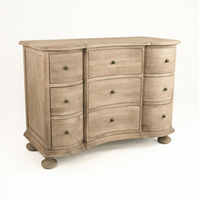 Solid Wood 9 - Drawer Dresser
