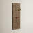 Brown Wood Tall 40 Hole Wall Wine Rack, 21" x 4" x 57"-365769774-365769769