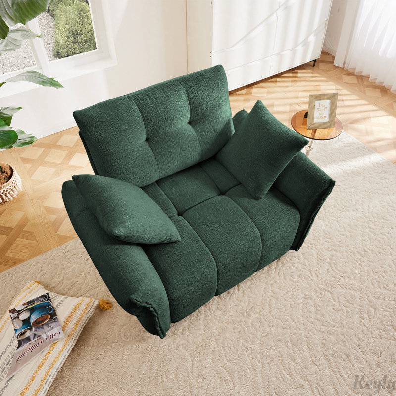 Méridienne ergonomique à une place, Vert