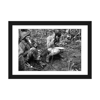 " An Officer Receives A Report On A Field Radio In The Battlefield " by Stocktrek Images
