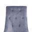 Ensemble de 2 chaises d'appoint en tissu et en acier inoxydable