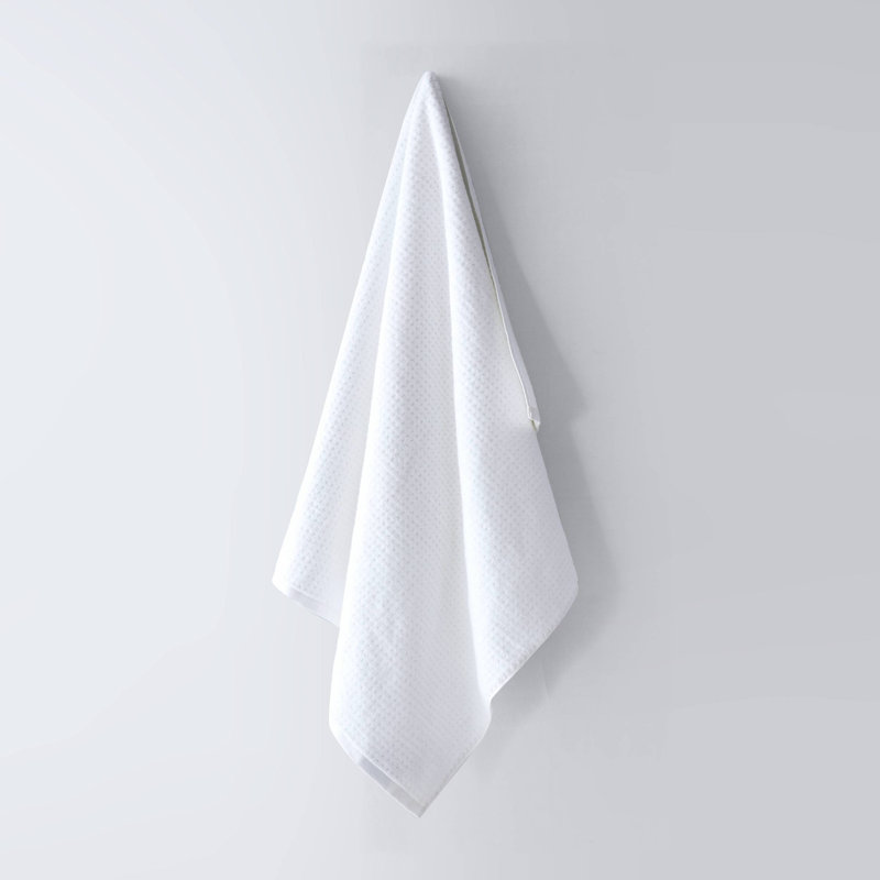Ensemble de serviettes 100% coton Tommy Bahama, Blanc, Paquet de 2 - Drap de bain