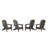 Arrlo Foldable Outdoor Adirondack Set-88382355