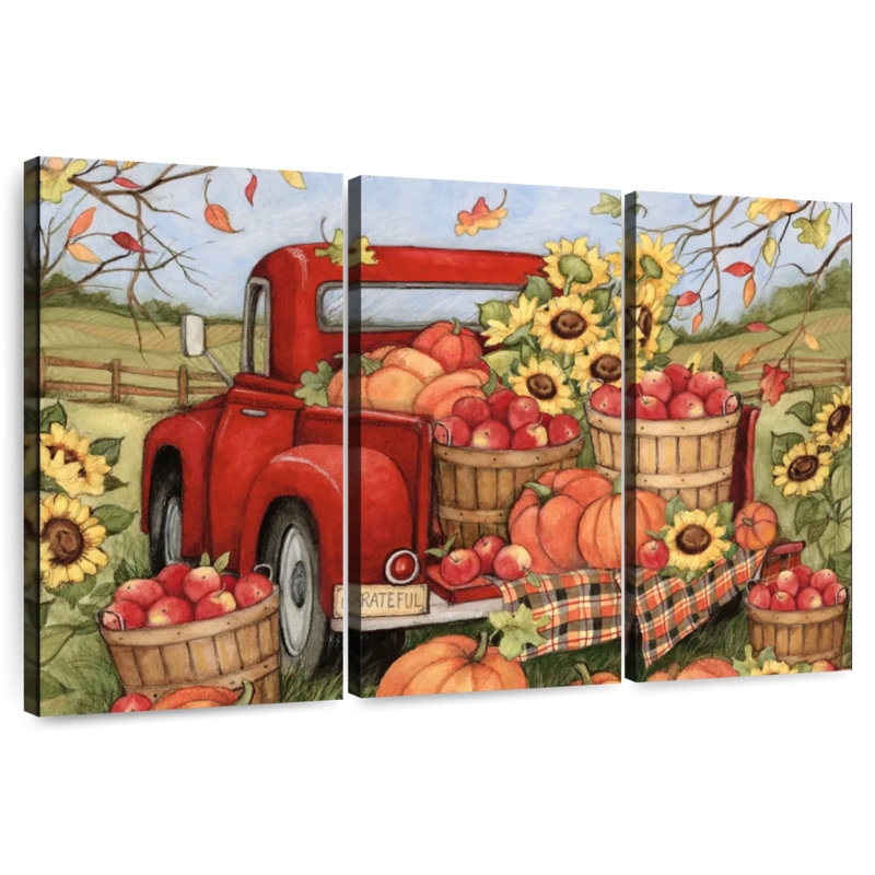 Truckin Along II, 36" H x 57" W