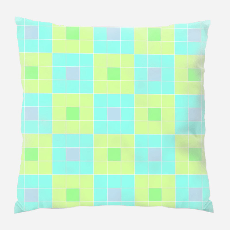 Coussin décoratif grille