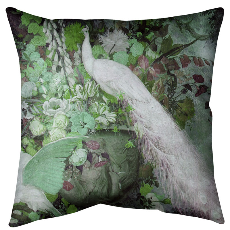 Coussin de sol Jessie Arms Botke, 28 po x 28 po, Vert