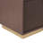 Poole Modern Textured Nightstand With Geometric Top And Dual Storage Drawers-116484469