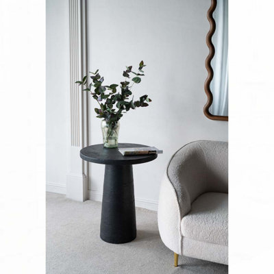 Table basse avec base piédestal