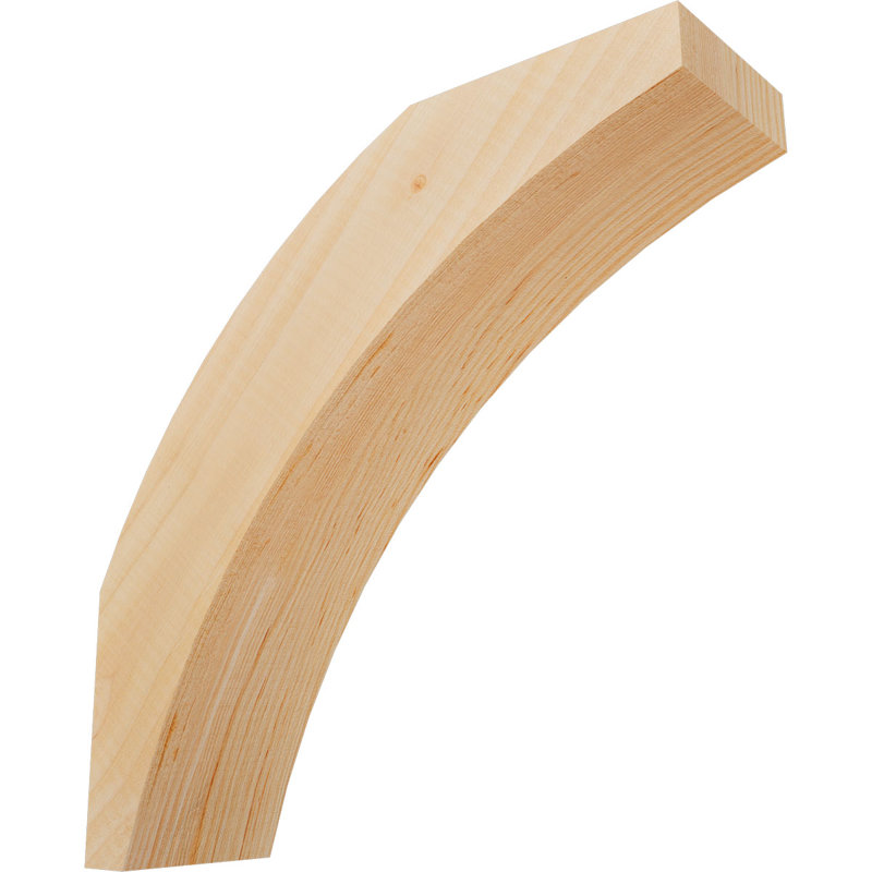 Genouillère Thorton, Sapin Douglas de 3 1/2 po (lisse), 12 po X P 12 po H