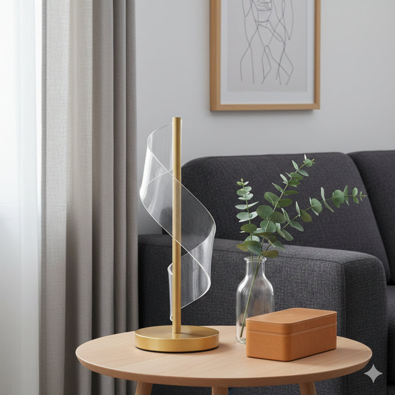 Lampe de table 18 "In Dinamo Modern" S "Wave Swirl