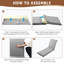 Coussin de chaise longue d'extérieur résistant aux intempéries de 3,5 po Forbell - Coussins de dossier et de siège-287815776-300866741