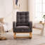 Chaise berçante d'intérieur, chaise berçante rembourrée, chaise berçante d'intérieur, chaise berçante avec repose-pieds-556794756
