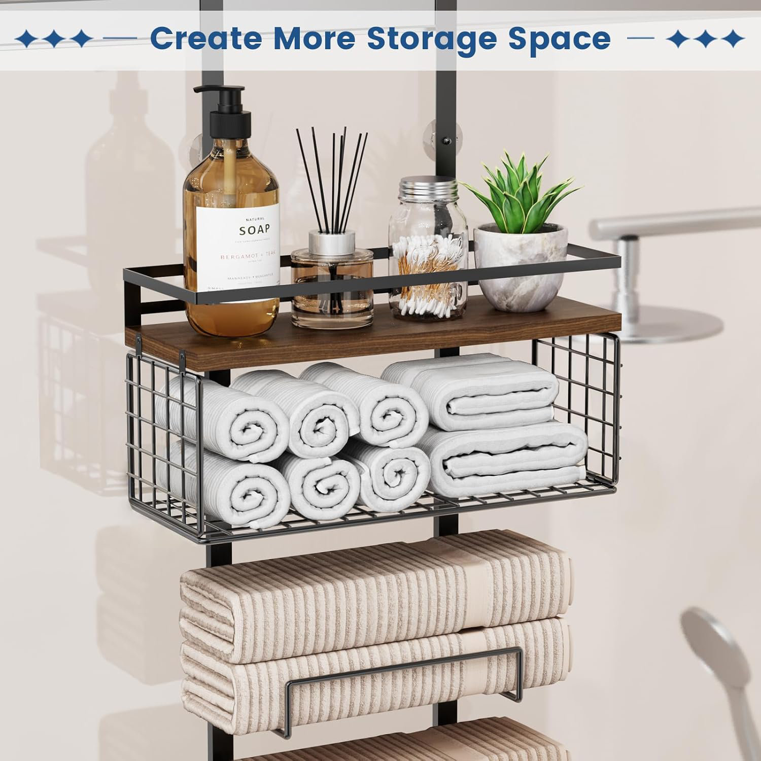 17 Stories Towel Racks For Bathroom Over The Door Towel Racks Towel ...