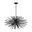 Palisades Ave. Metal And Crystal Chandelier