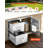 Outdoor Kitchen Drawer Combo, 32"W x 22"H x 20"D, 2 Drawers Storage, for BBQ Island Storage, Patio Bars and Grill Station, with Handle, Built-In BBQ Island Drawers Organize Cookware Accessories