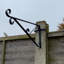 Amarillas Dakota Fields Black Metal Mounting System for Posts