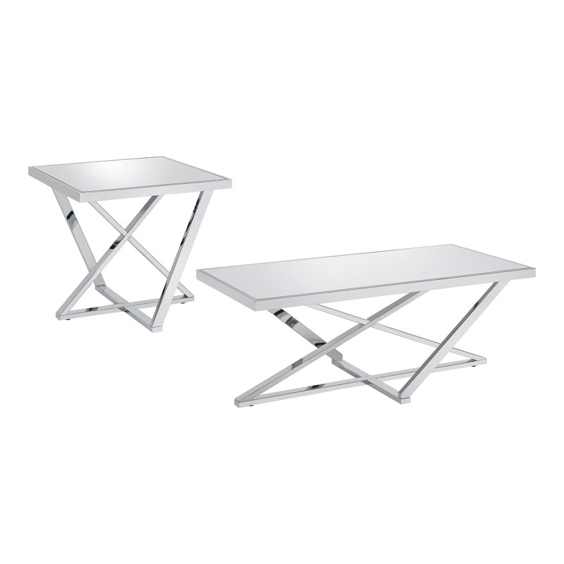 Ensemble de tables basses Ashaz, 2 pièces: table de bout, table basse