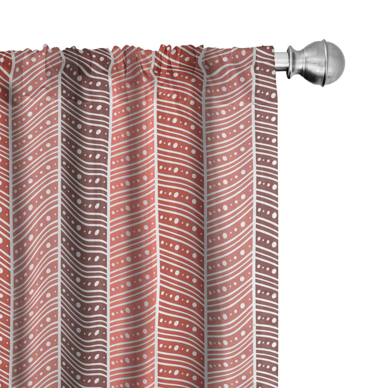Rideaux 4 panneaux East Urban Home, L 56 po x L 95 po