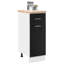 Kitchen Cabinet Black Oak Engineered Wood-1144333049