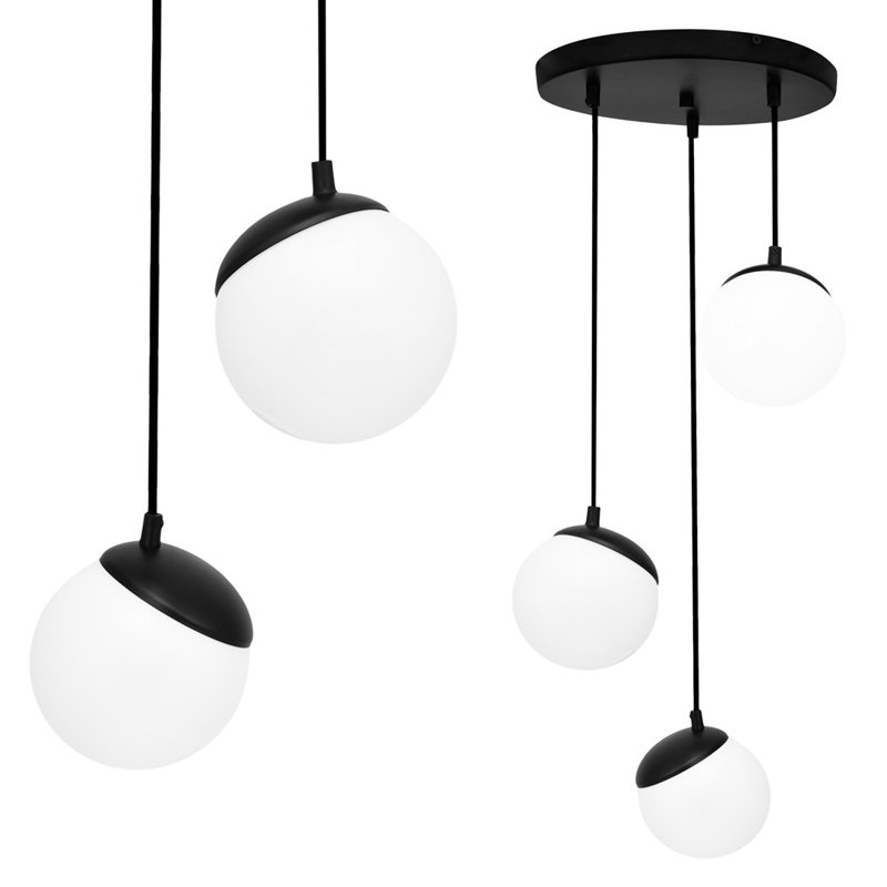 Amezquita 3 - Light Black Sphere Pendant