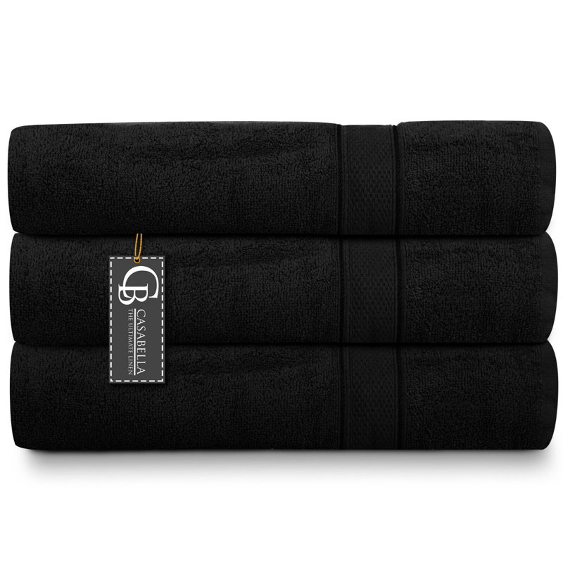 Fiorindo Jumbo Bath Sheet, Black