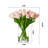 Silk Tulip Arrangement in Vase-1648471067