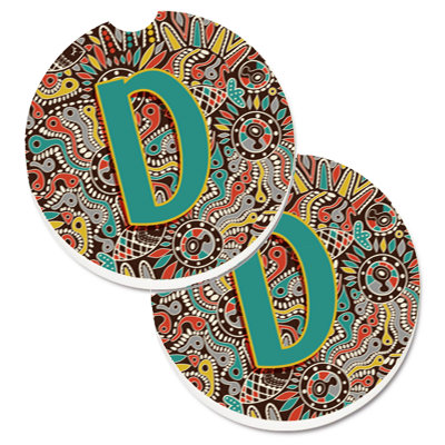 Sous-verre voiture tribal initial