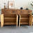 Modern Walnut Solid Wood Sideboard-120832773
