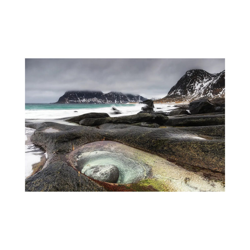 Uttakleiv Beach, Lofoten In Norway by Mikolaj Gospodarek - Wrapped Canvas Gallery-Wrapped Canvas Giclée