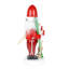Steinbach (S1415) Chubby Skiing Santa, 12.6"