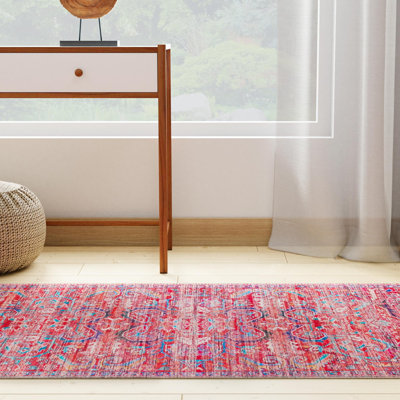 Haglund Washable Geometric Indoor Rug