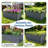 Large Rectangular Raised Garden Bed, Gray